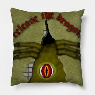 Release The Dragon! Digital Art Pillow