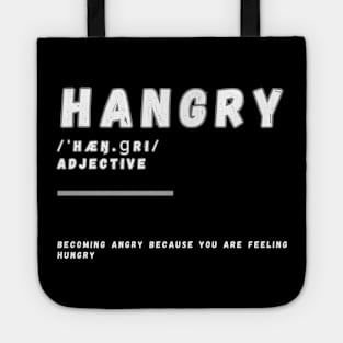 Word Hangry Tote