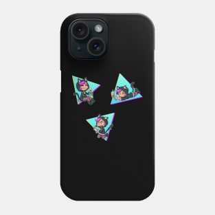 Cassi the Catgirl Sticker Sheet Phone Case