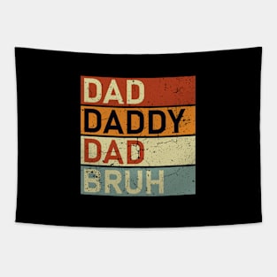 Dada Daddy Dad Bruh Retro Vintage Funny 2023 Fathers Day Tapestry