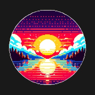 Pixelated Sunrise T-Shirt