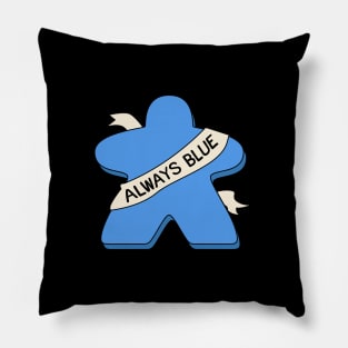 Always Blue Meeple Board Game Pillow