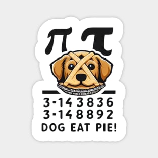 Dog Eat Pi Magnet