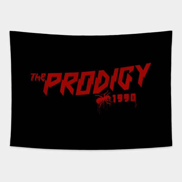 The Prodigy - Techno hardcore from the 90s red collector edition Tapestry by BACK TO THE 90´S