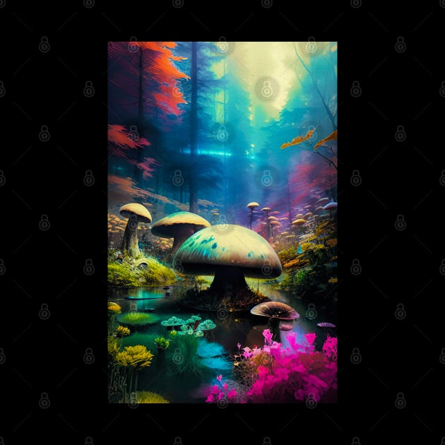 Abstract Another World Mushrooms by Voodoo Production