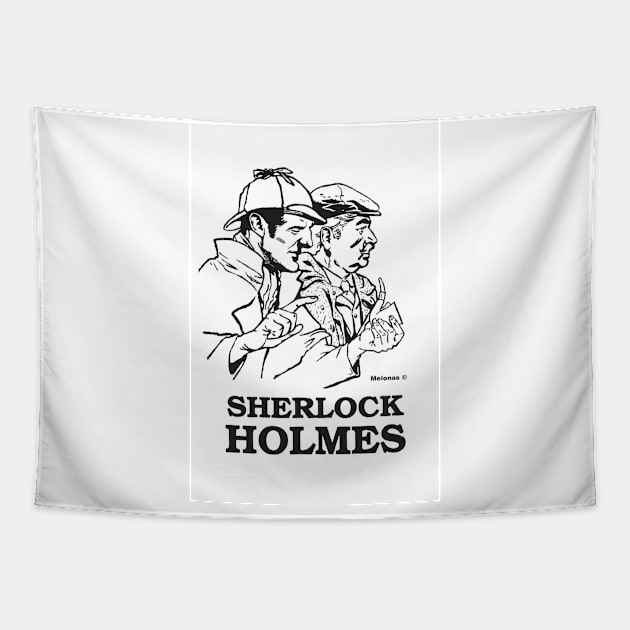 Baker Street Sleuth Tapestry by fancifullart