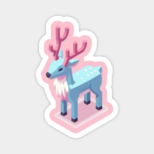 Blue Deer Magnet