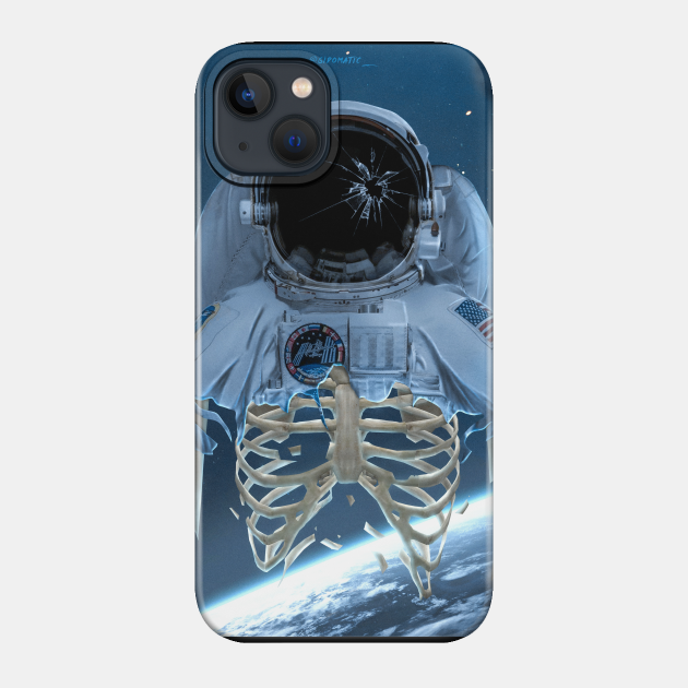 Astronaut Skeleton - Astronaut - Phone Case