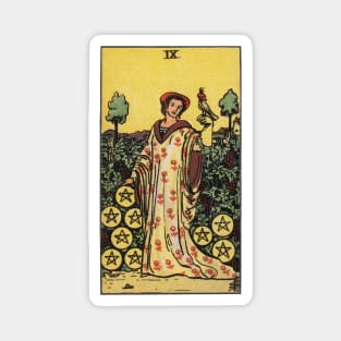 NINE OF PENTACLES Magnet