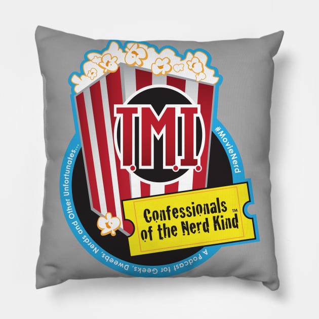 TMI Confessionals Logo Pillow by TMIConfessionals