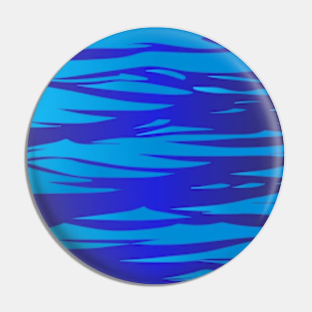 Blue Ocean Pin by ArtFactoryAI