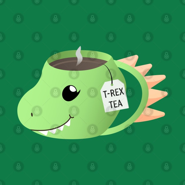 T Rex Tea by UpPastMidnight