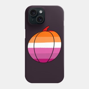 Lesbian pumpkin (dark background) Phone Case