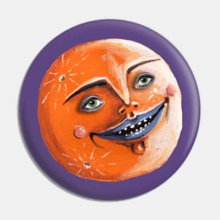 Halloween moon Pin