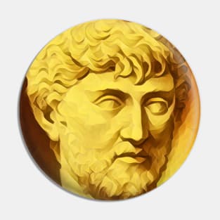 Lucretius Golden Portrait | Lucretius Artwork 6 Pin