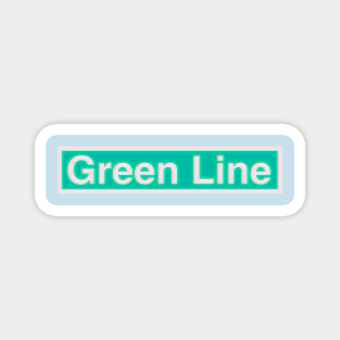 Green Line Magnet