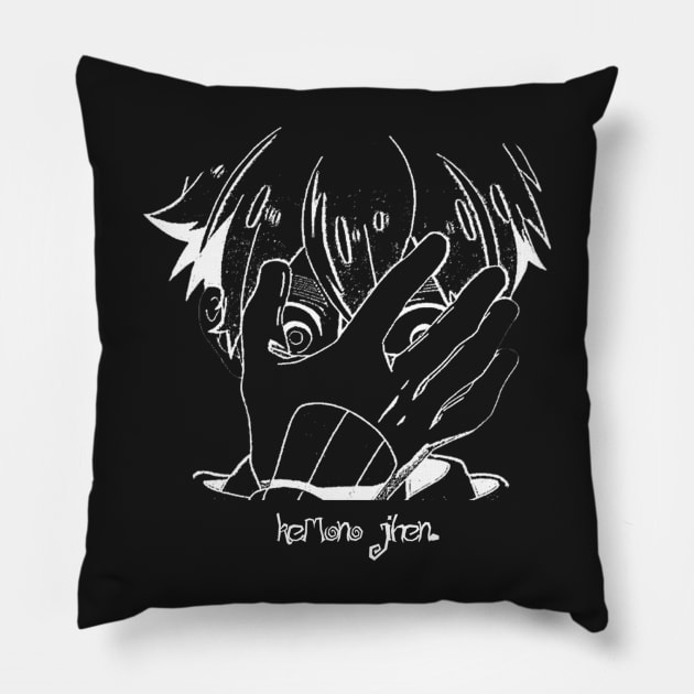 Kemono Jihen ''INCIDENTS'' V1 Pillow by riventis66