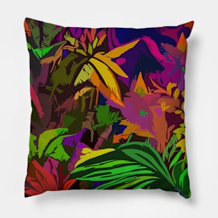 Tropical Leaf Pillow