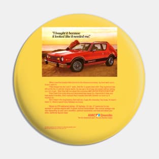 AMC GREMLIN - advert Pin