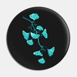 Decorative ginkgo Pin