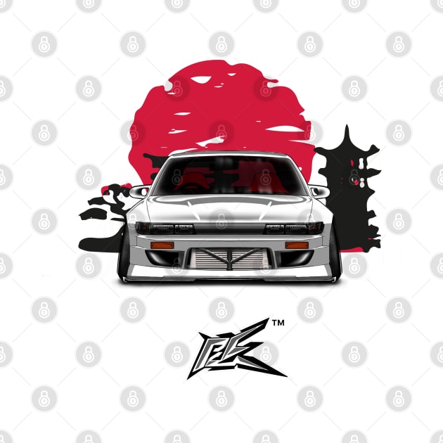 nissan silvia s13 white by naquash