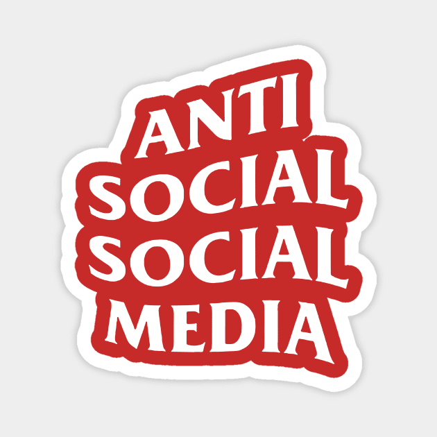 Anti-Social Social Media Magnet by AngelicaRaquid