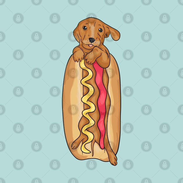 Hot dog by PaperHead