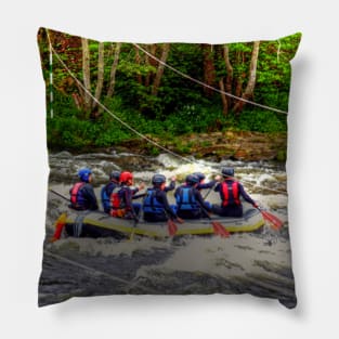 White Water Rafting Pillow