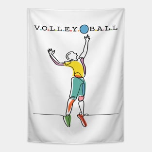 Volleyball Sport Tapestry