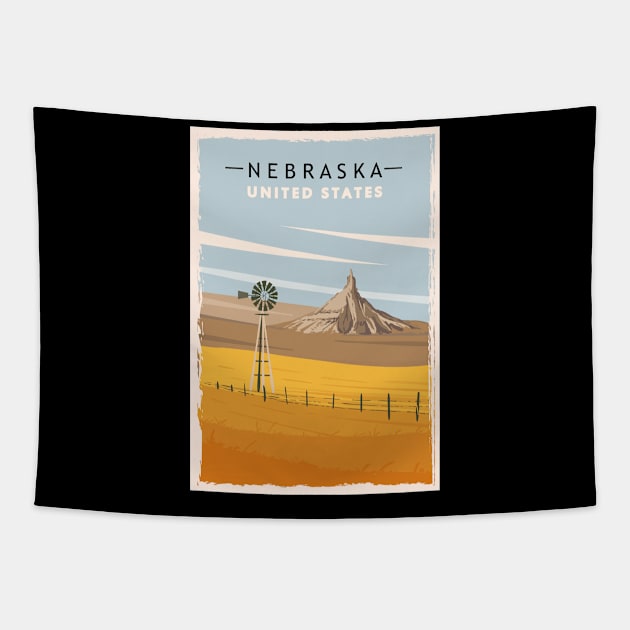 nebraska Tapestry by husnimubarok