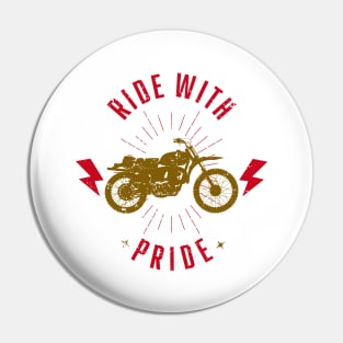 Motorcyclist Proud Biker Motorbike Pin