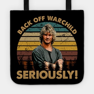 Retro vintage seriously main character art Tote