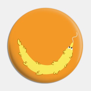 Worm Smile (Yellow) Pin