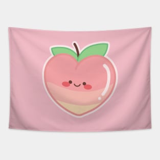 Kawaii Cute Peach Tapestry