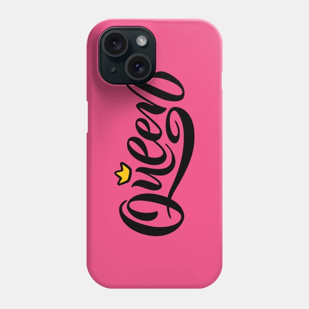 Queen of Hearts Phone Case by Eskitus Fashion