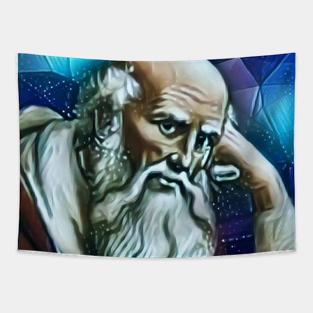 St. Jerome Portrait | St. Jerome Artwork 6 Tapestry by JustLit