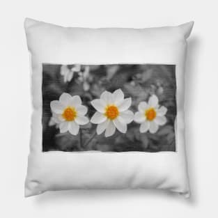 Three Flowers Pillow