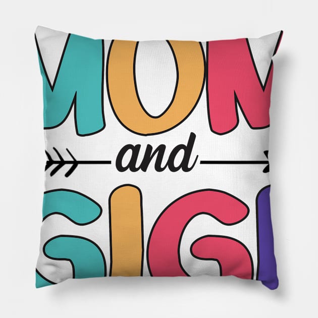 I Have Two Titles Mom And Gigi Pillow by jonetressie