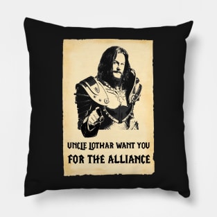 uncle lothar wants you Pillow