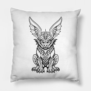 Cute Gargoyle Mythical Creature Pillow