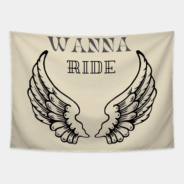 Wanna ride Tapestry by Diusse