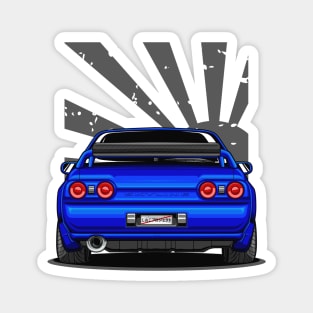 Monster Skyline GT-R R32 (Bayside Blue) Magnet