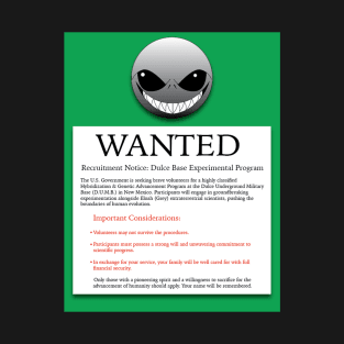 Dulce Base Volunteer Recruitment T-Shirt