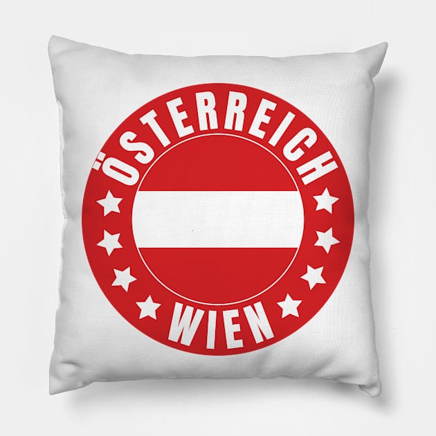 Wien Pillow by footballomatic