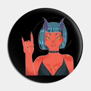 Demon Babe - Horns Pin