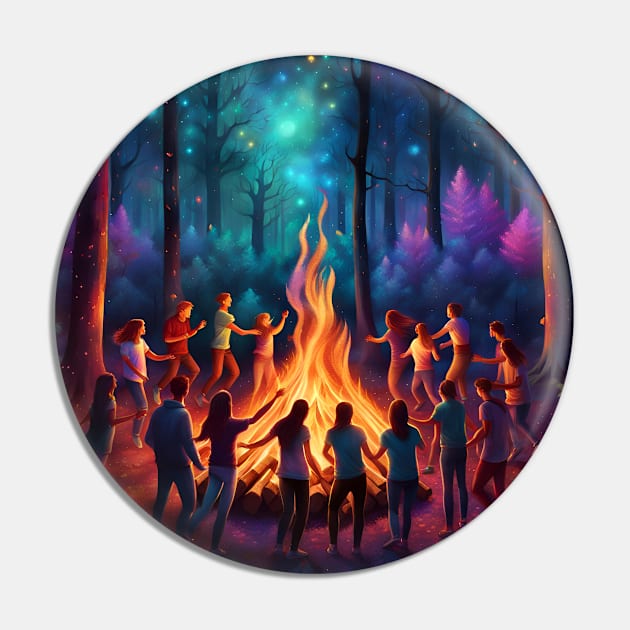 Bonfire Night Pin by Lyvershop