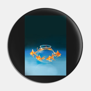 Goldfish Pin