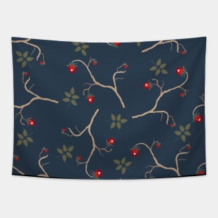 Winter Berries Tapestry