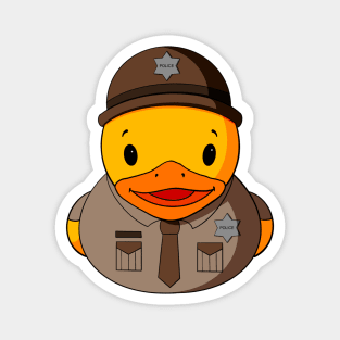 Police Rubber Duck Magnet