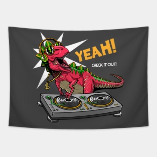 dj t rex party time Tapestry